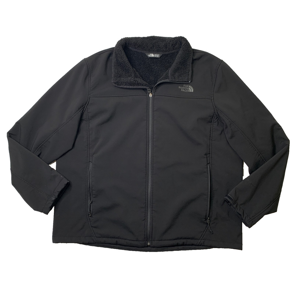 The North Face Jacket Men XXL Apex Chromium Thermal Full Zip Pile Lined Windwall